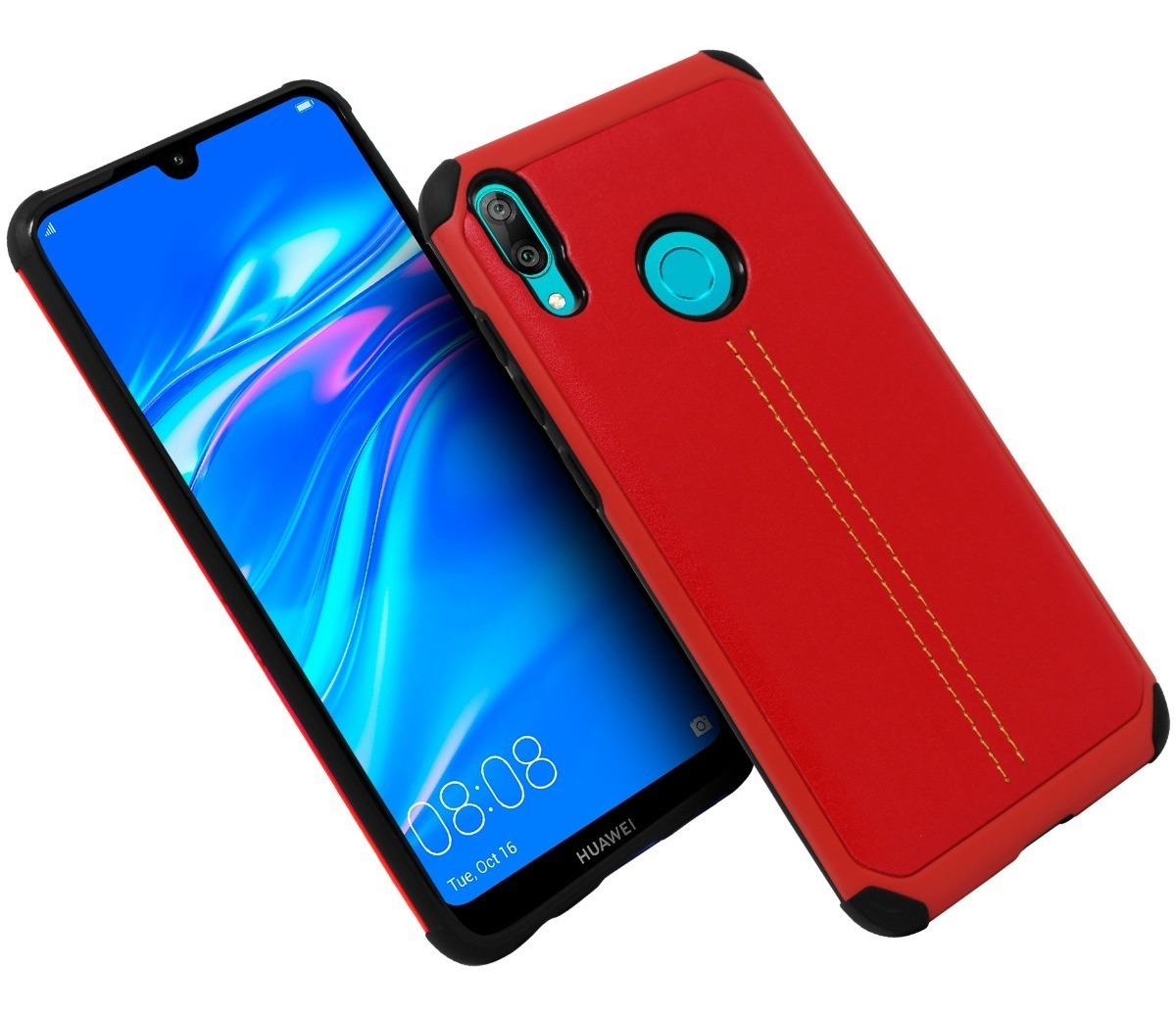 Funda Case TPU Tipo Piel Para Huawei Y7 / Y7 Prime 2019 State22