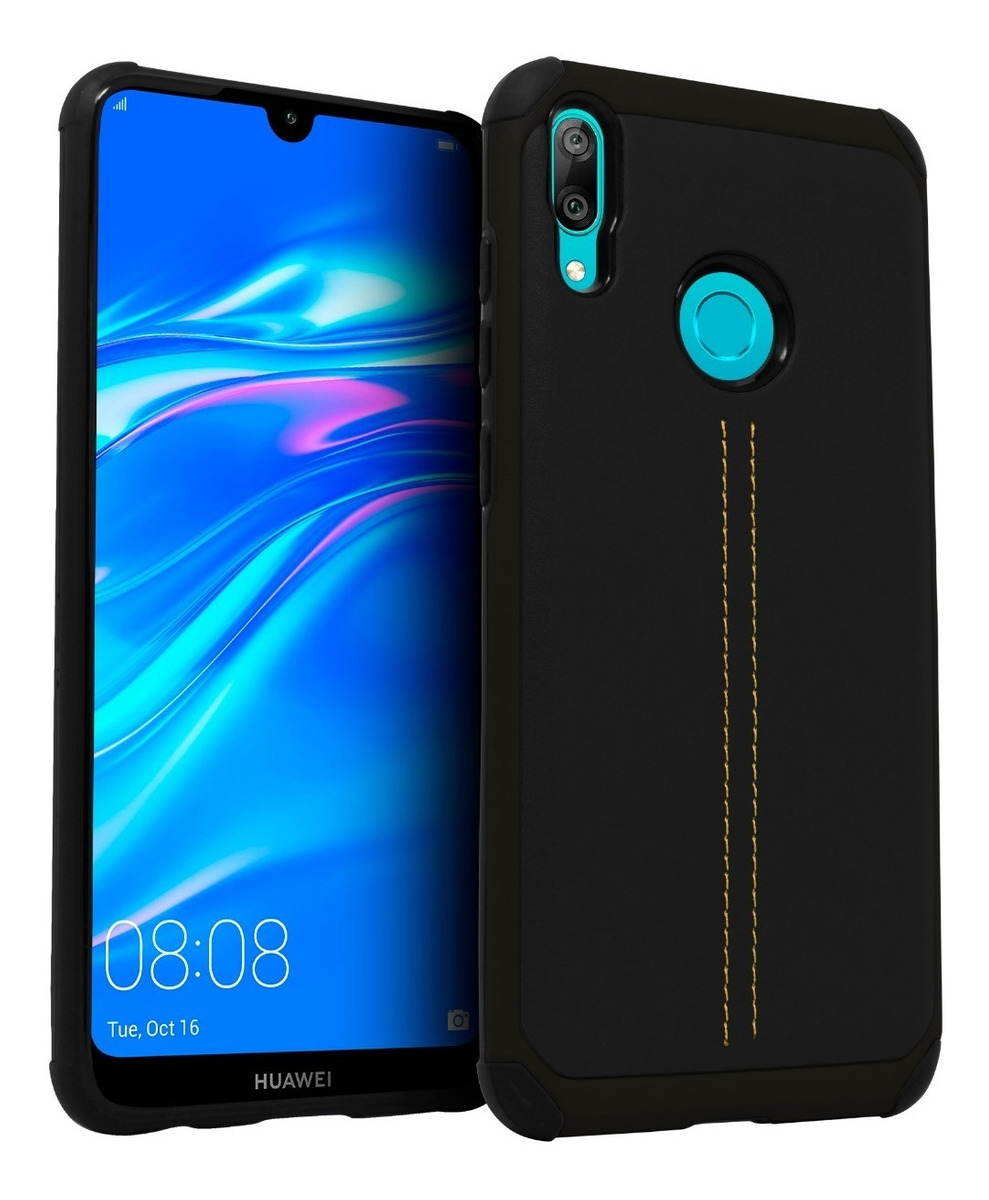 Funda Case TPU Tipo Piel Para Huawei Y7 / Y7 Prime 2019 State22