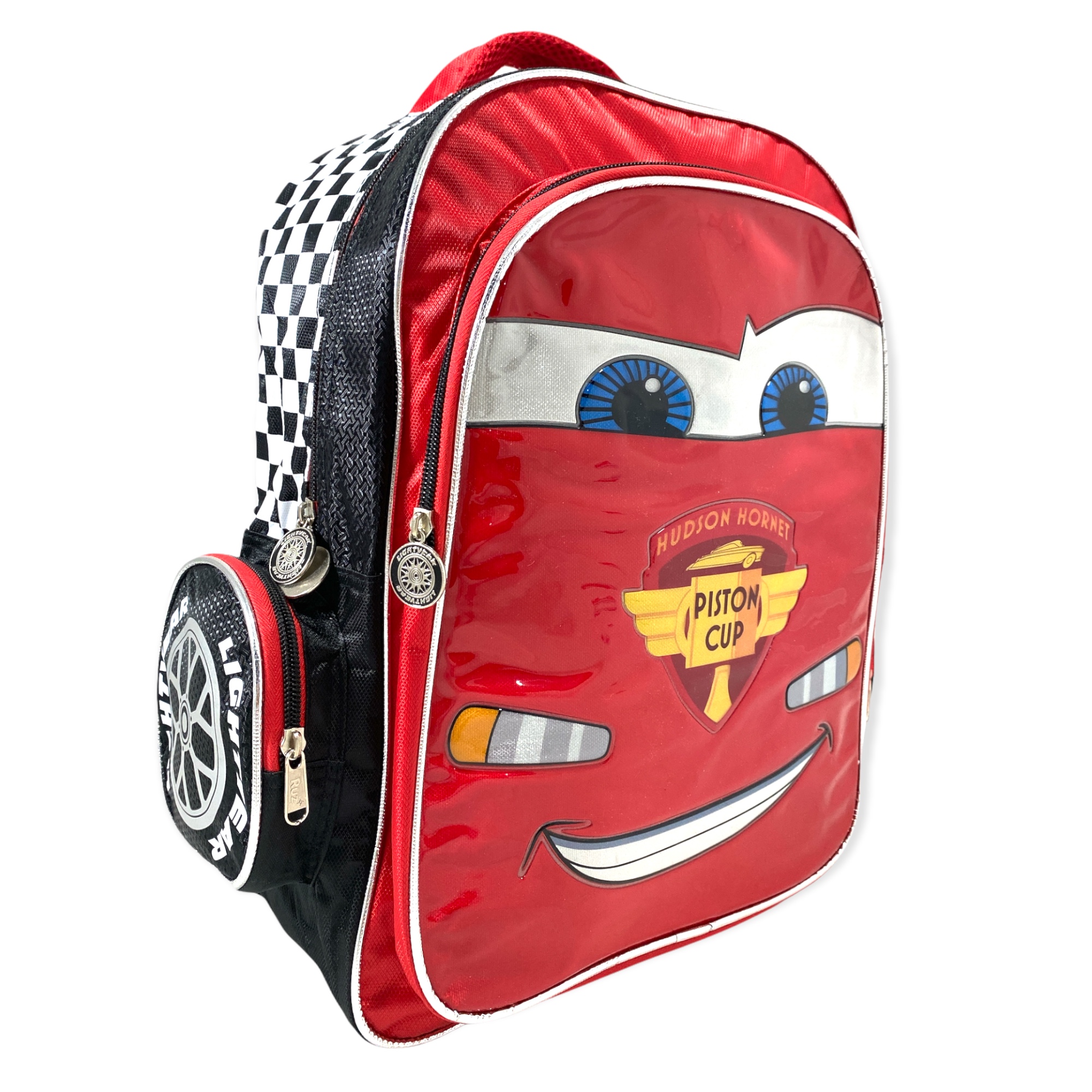 Mochila escolar para niño kinder o primaria, Rayo McQueen Cars
