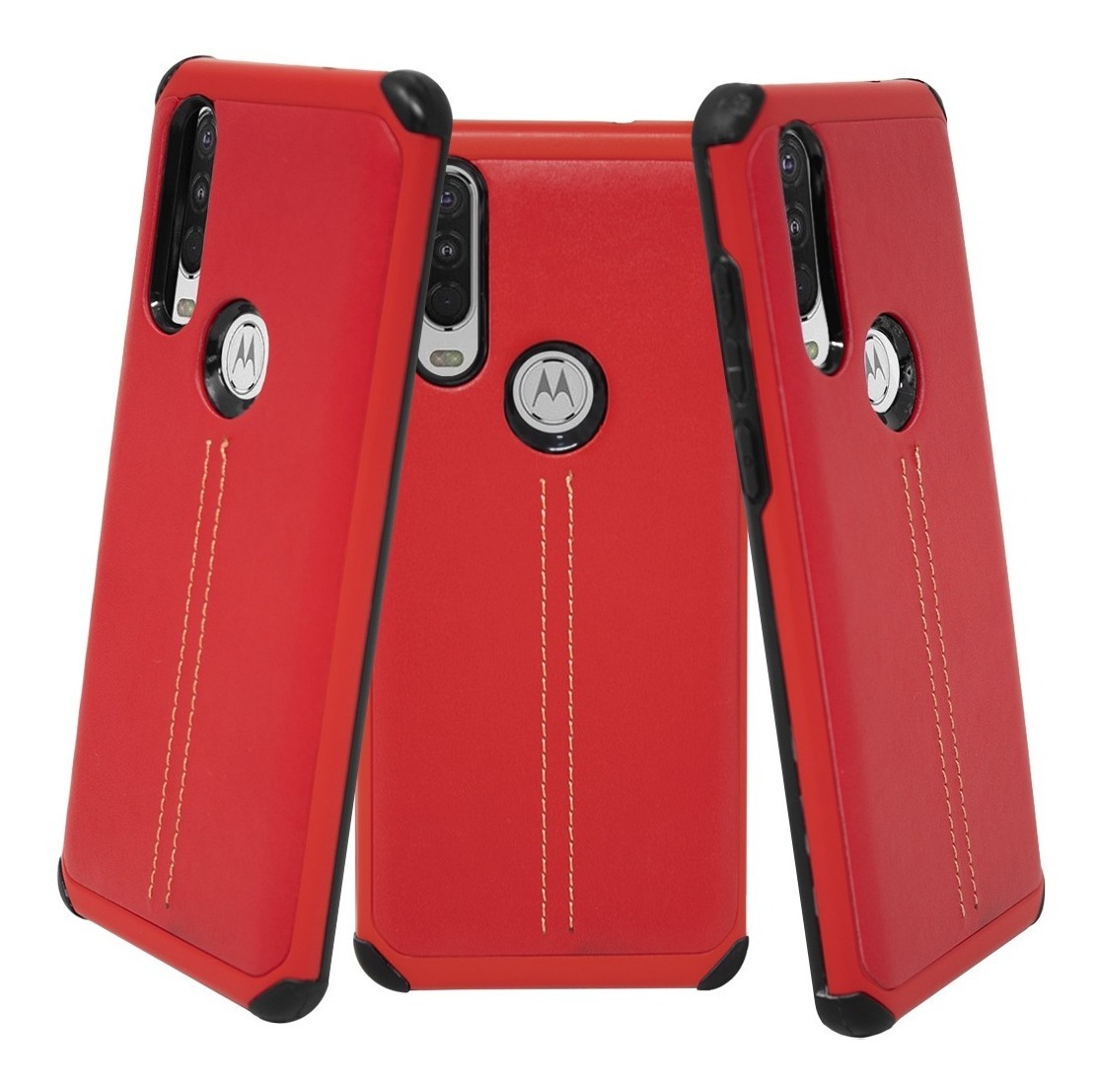 Funda Case TPU Tipo Piel Para Moto One Action Xt2013-3 State22