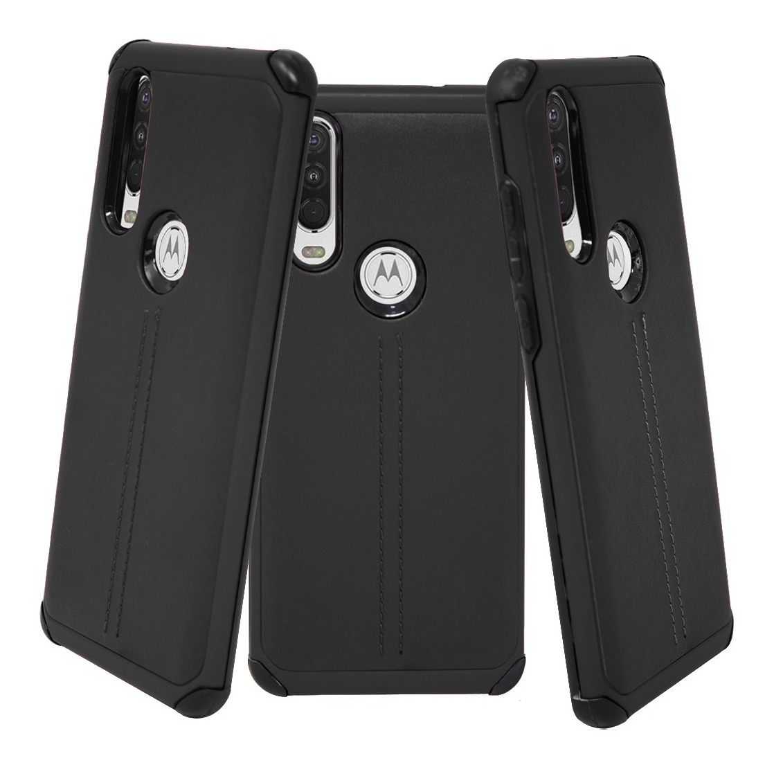 Funda Case TPU Tipo Piel Para Moto One Action Xt2013-3 State22