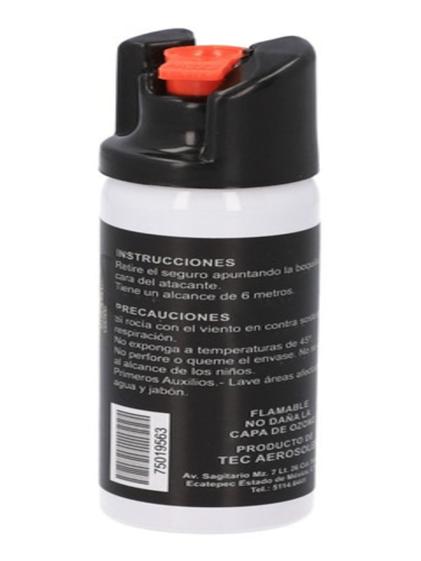 Gas Pimienta Lacrimogeno Paralizador Portatil 90gr