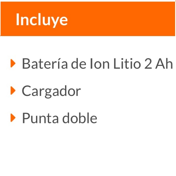 Rotomartillo-Taladro-Destornillador inalámbrico, batería ion litio, 20 V, 1/2" incluye accesorios ROTI-20A TRUPER