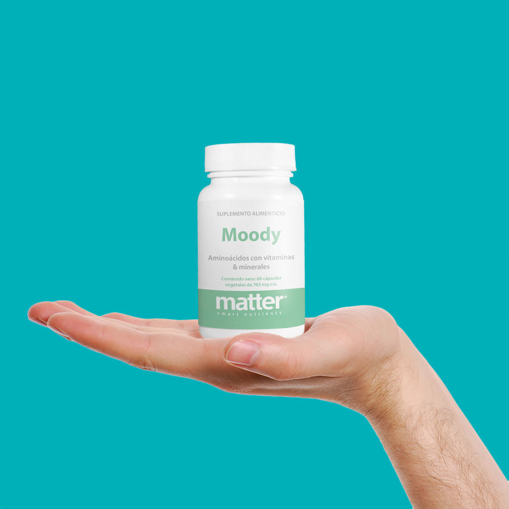Aminoácidos con vitaminas & minerales 60 cápsulas Moody Matter
