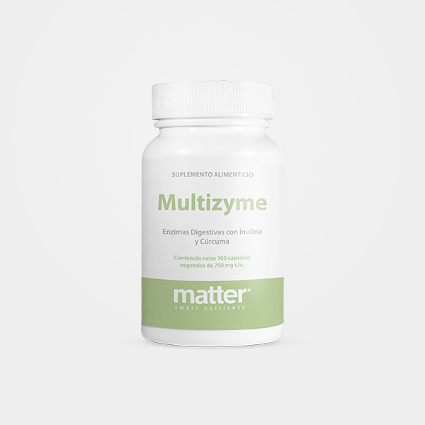 Enzimas Digestivas con Inulina y Cúrcuma 100 cápsulas Multizyme