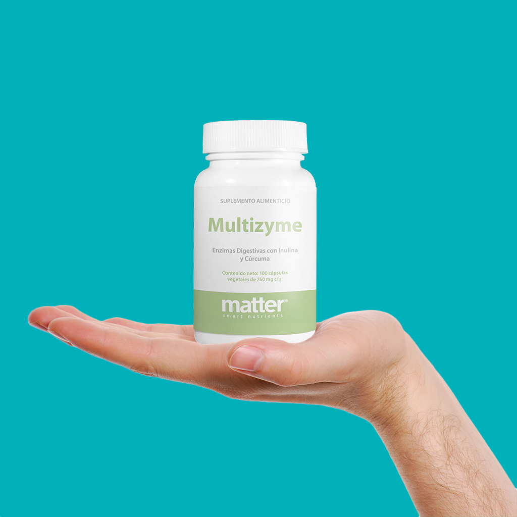 Enzimas Digestivas con Inulina y Cúrcuma 100 cápsulas Multizyme