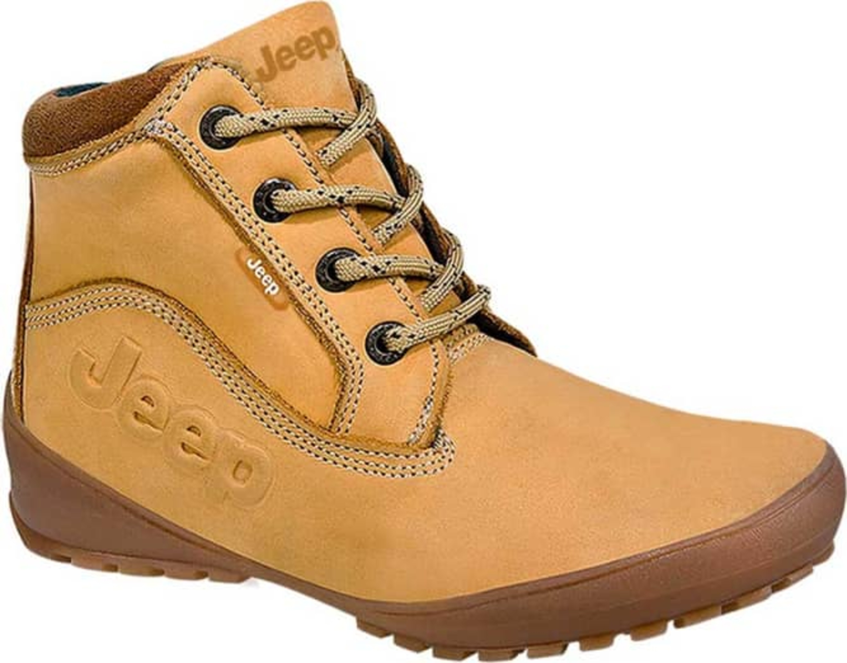 BOTA HIKER PARA MUJER COLOR MIEL JEEP 5522