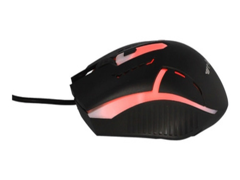 Mouse Gamer Óptico Alámbrico Usb Negro Barato
