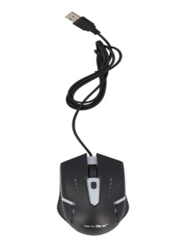 Mouse Gamer Óptico Alámbrico Usb Negro Barato