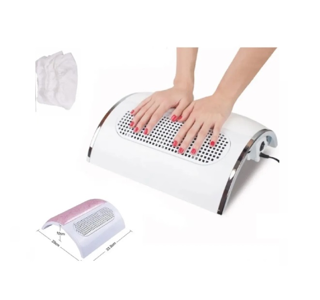 Extractor Colector Polvo Acrílico Olores Para 2 Manos 