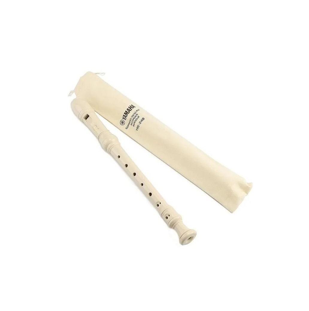 Yamaha Flauta Dulce Soprano Escolar Con Funda.