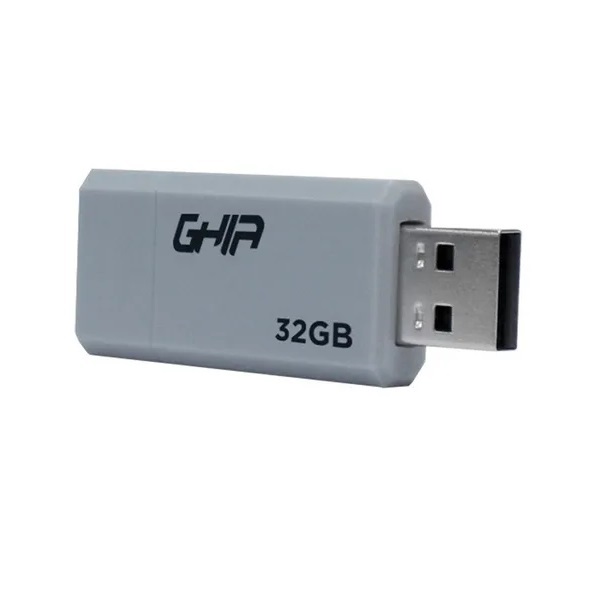 Memoria Usb Ghia Gac-180 32gb Usb 2.0 Color Gris Verde 