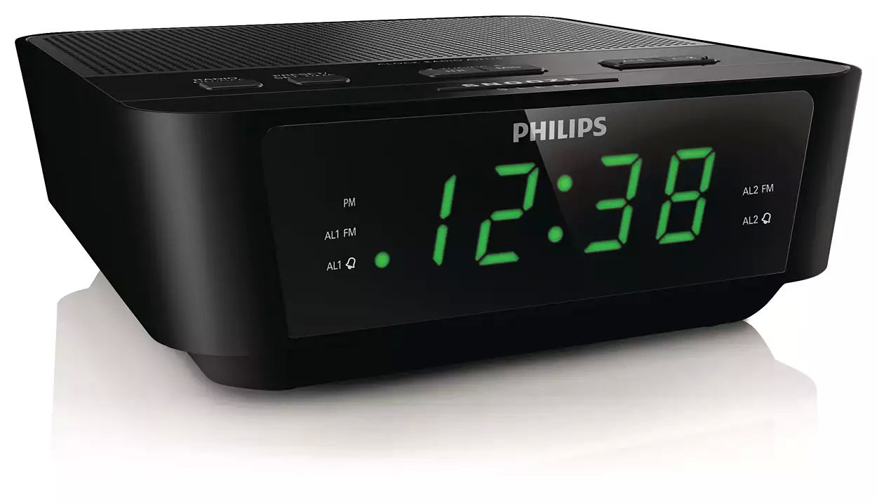 RADIO RELOJ C/SINTONIZACION DIGITAL MARCA PHILIPS AJ3116M/37