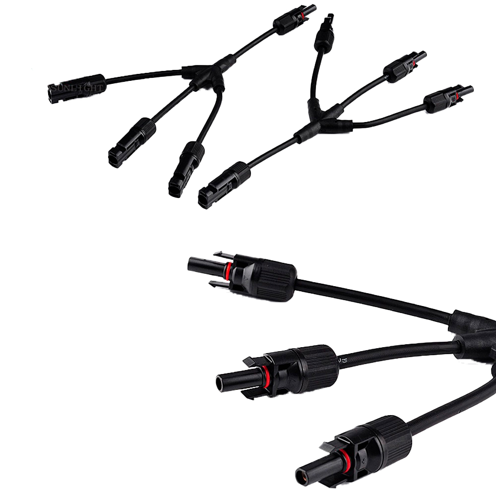 Conector Mc4 Y3 A 1 Mc4 - Conector Para Panel Solar (par)