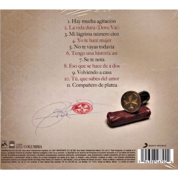 CD Sandro ~ Tengo una historia así