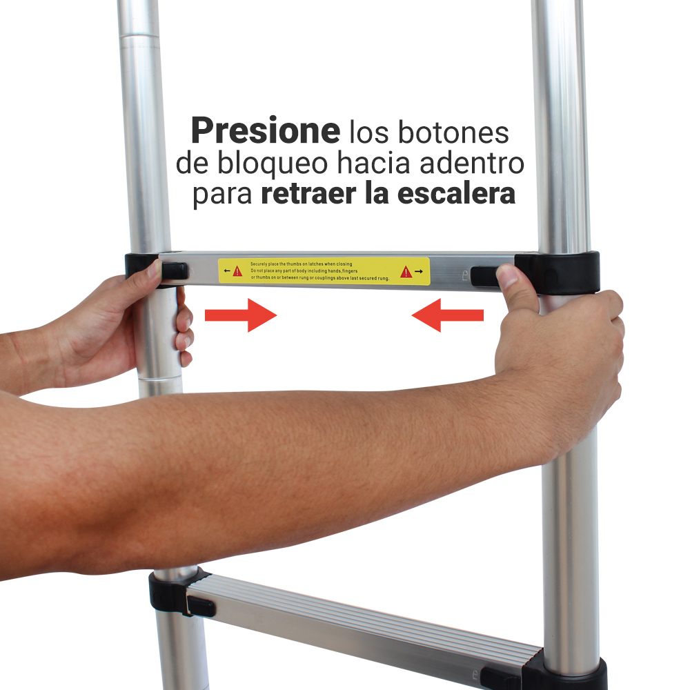 Escalera Telescópica Retráctil Lo Necesito 2.9 metros