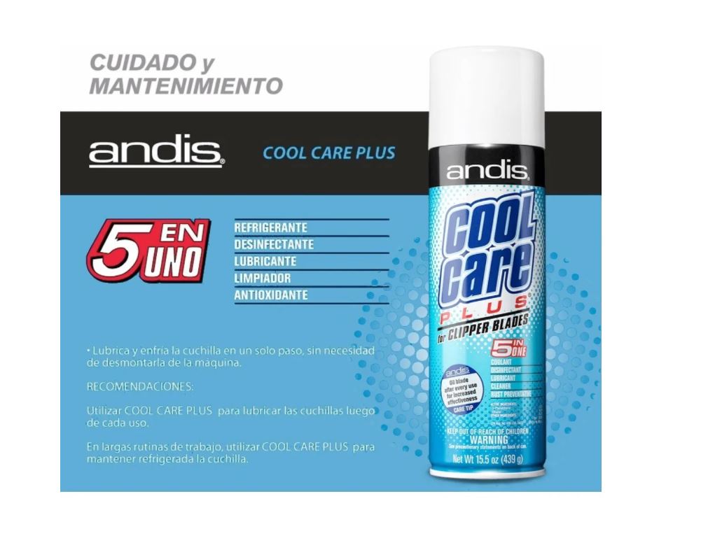 Cool Care Andis Lubricante Desinfectante Limpiador para Maquinas