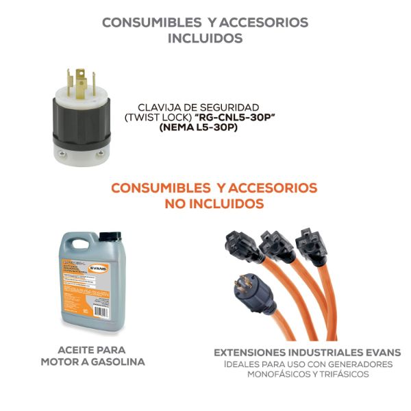 Generador Inverter Evans Monofasico 4500w 7.5hp Thunder