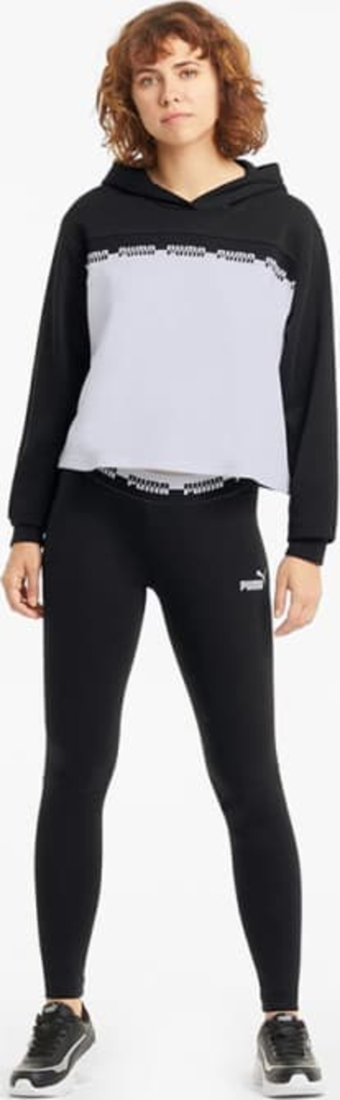 SUDADERA CASUAL COLOR NEGRO PARA MUJER  ROPA  PUMA 0901