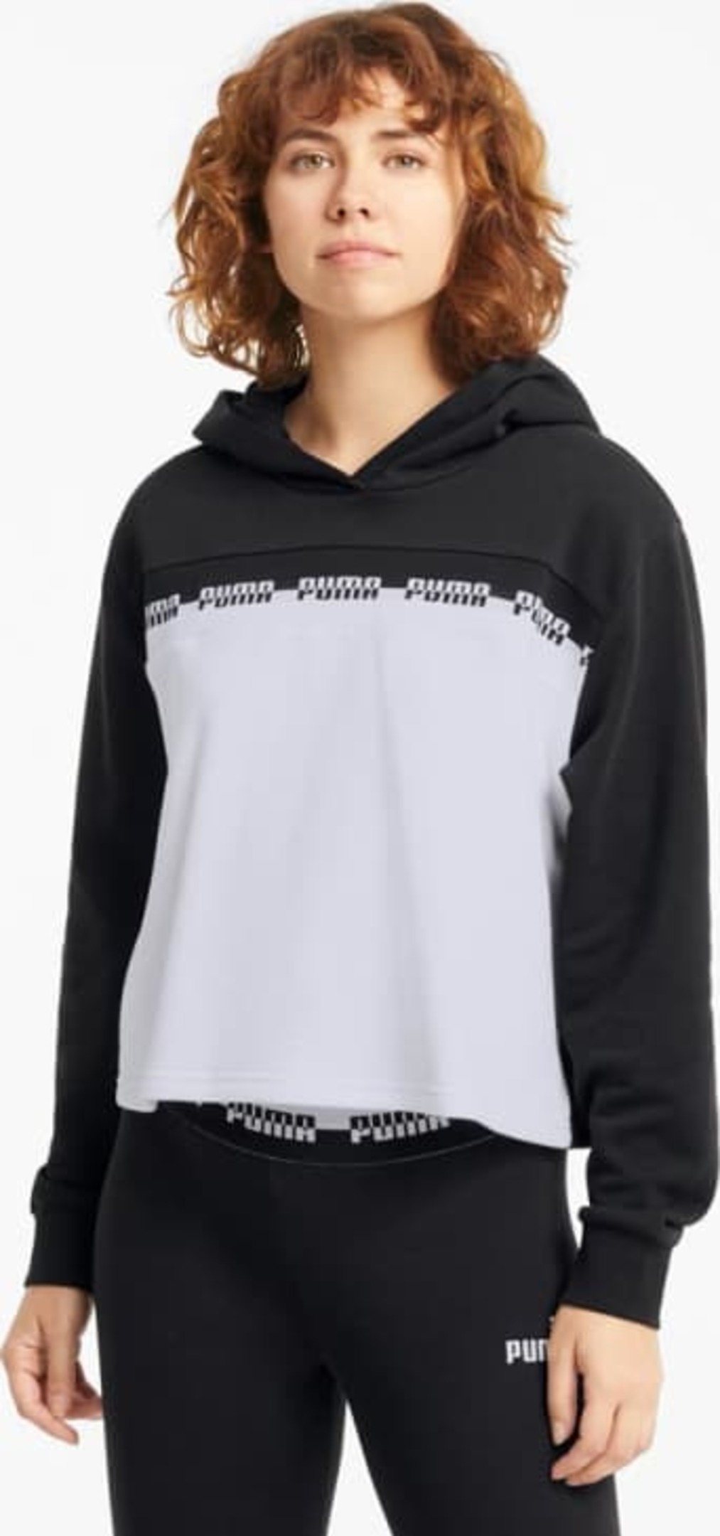 SUDADERA CASUAL COLOR NEGRO PARA MUJER  ROPA  PUMA 0901