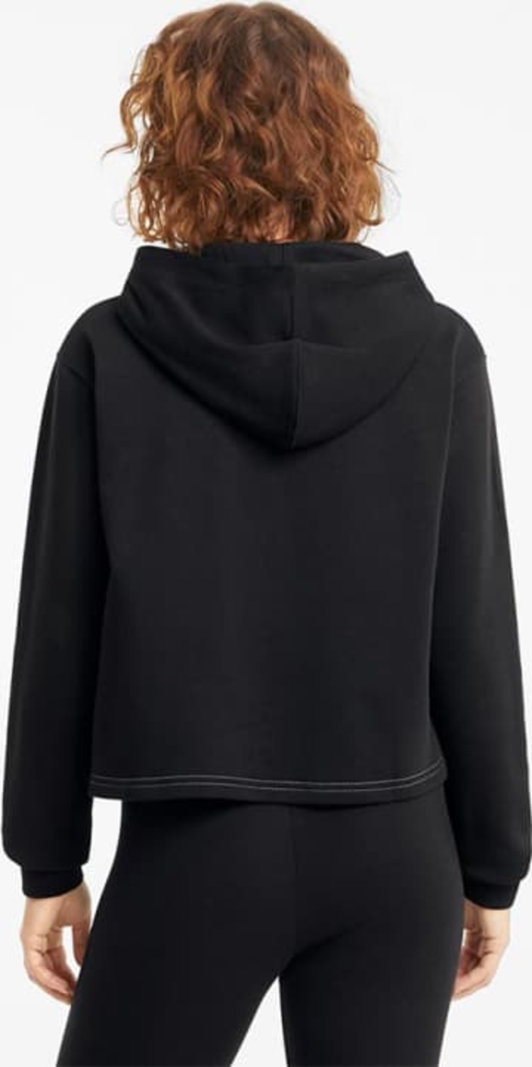SUDADERA CASUAL COLOR NEGRO PARA MUJER  ROPA  PUMA 0901