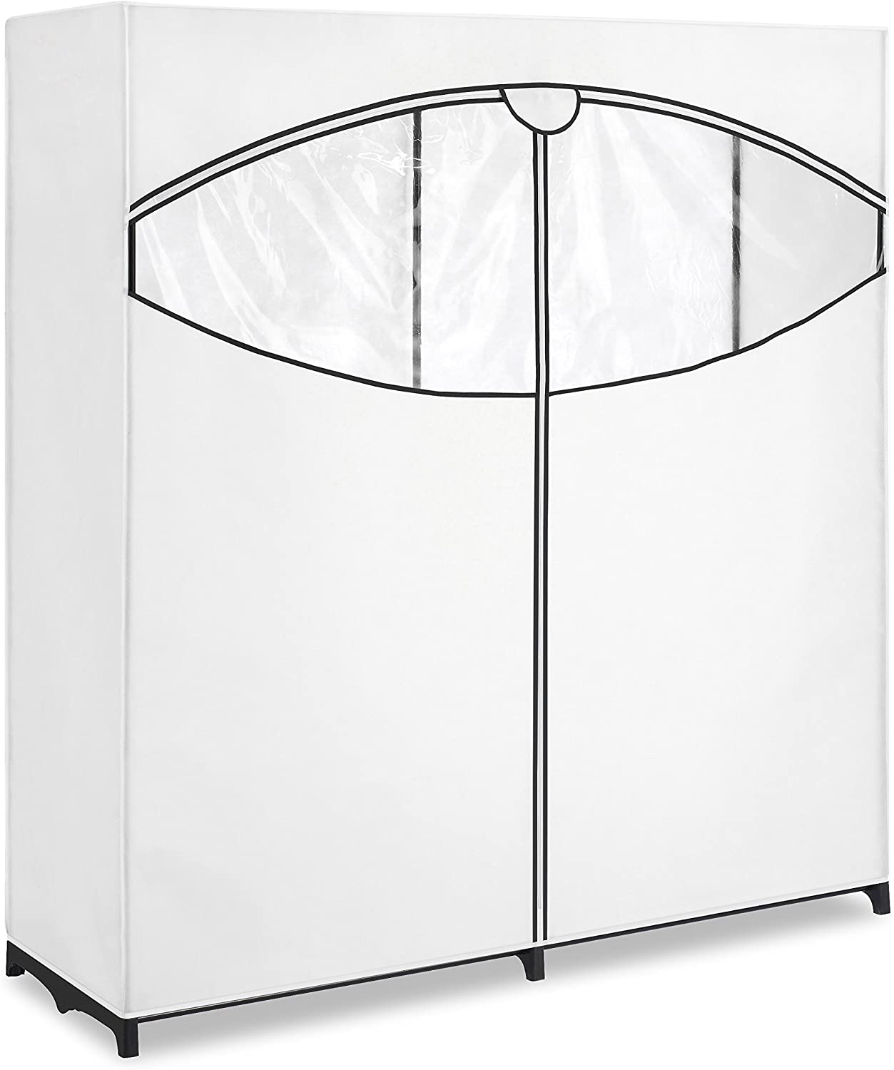 WHITMOR Clóset para almacenamiento de ropa/armario, amplio, color blanco