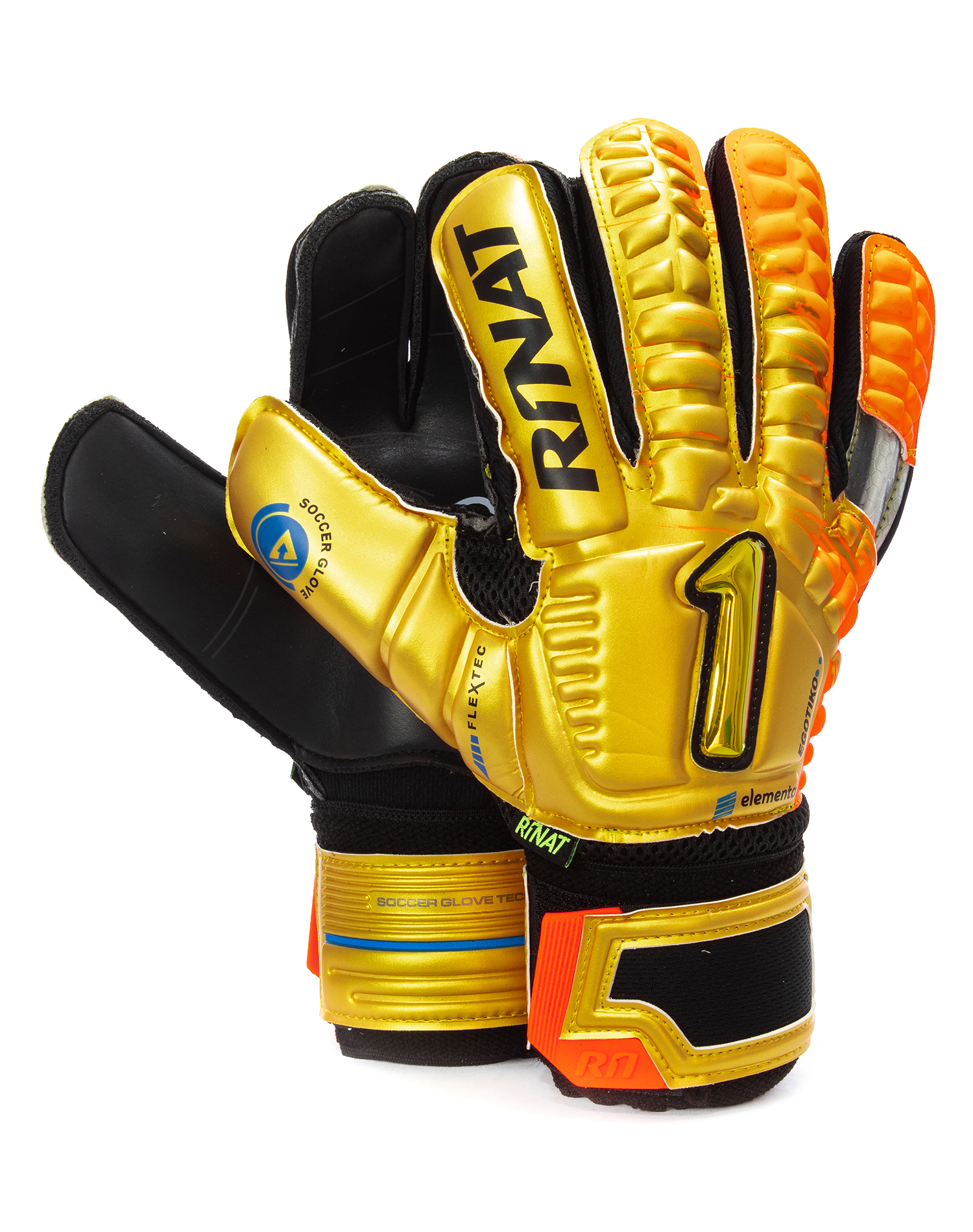 Guantes de Portero Rinat Egotiko Elmental Turf Spine - Golero Sport