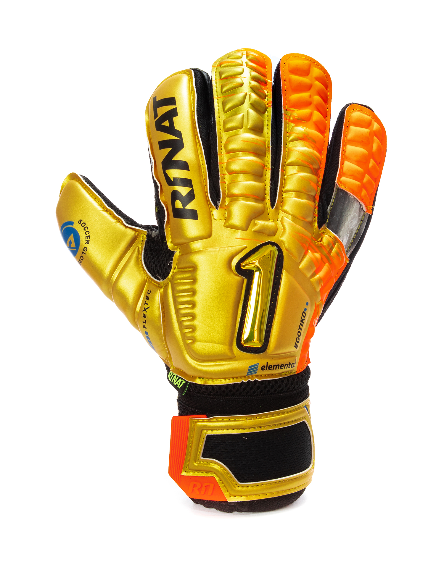 Guantes de Portero Rinat Egotiko Elmental Turf Spine - Golero Sport