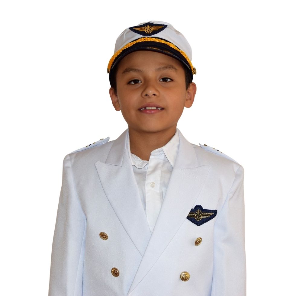 Traje de Marinero Para Niño Blanco O Azul Marino