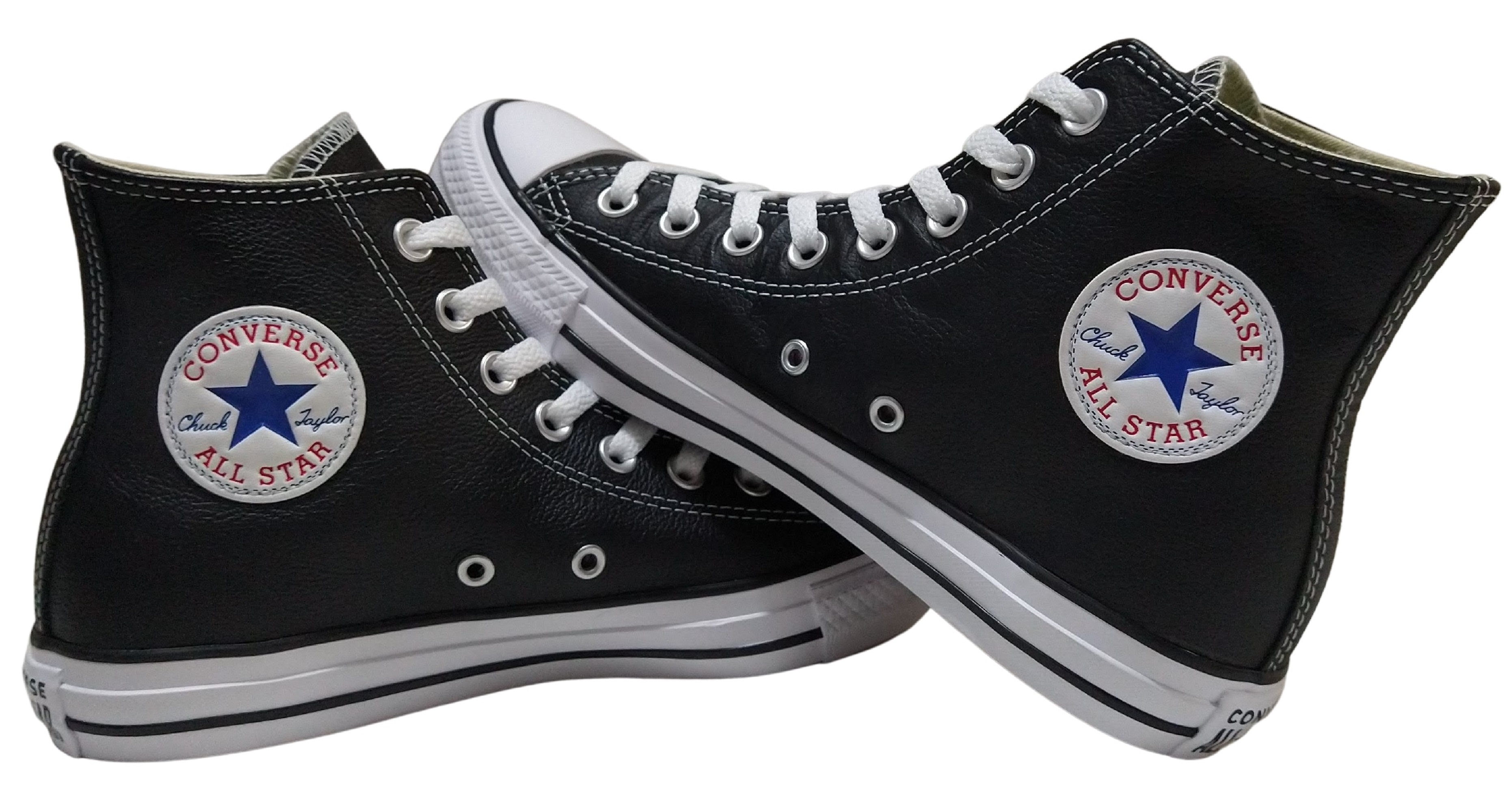 Tenis Bota Piel Converse Chuck Taylor All Star Negra