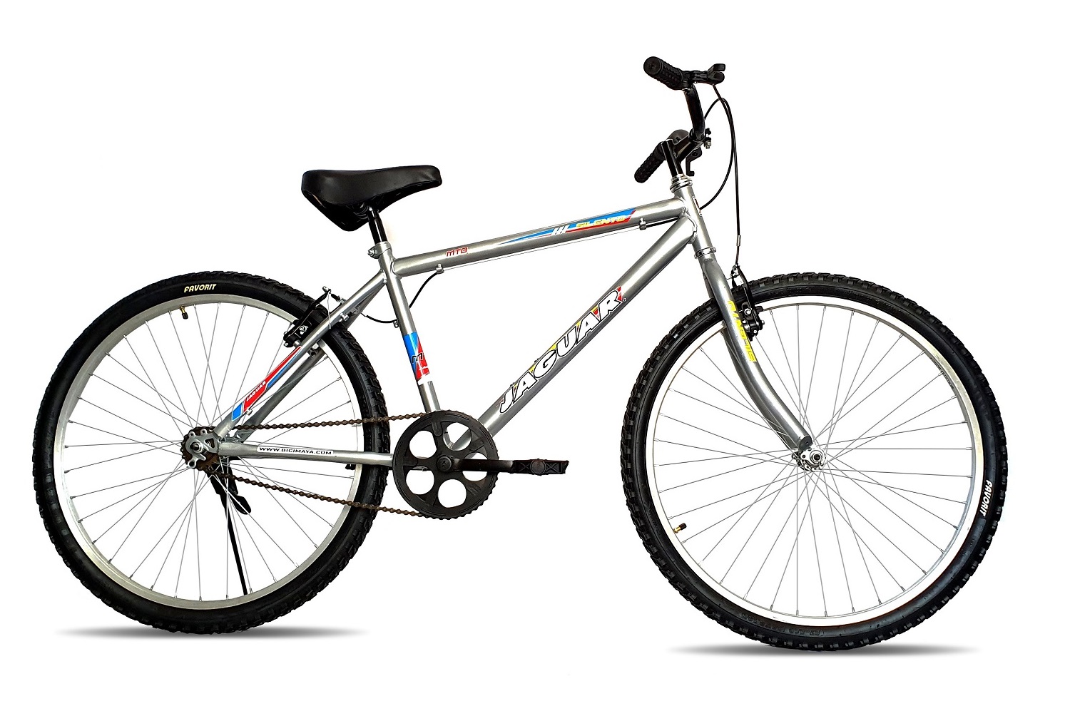 Bicicleta Montaña  Jaguar Silento Rodada 26 Gris