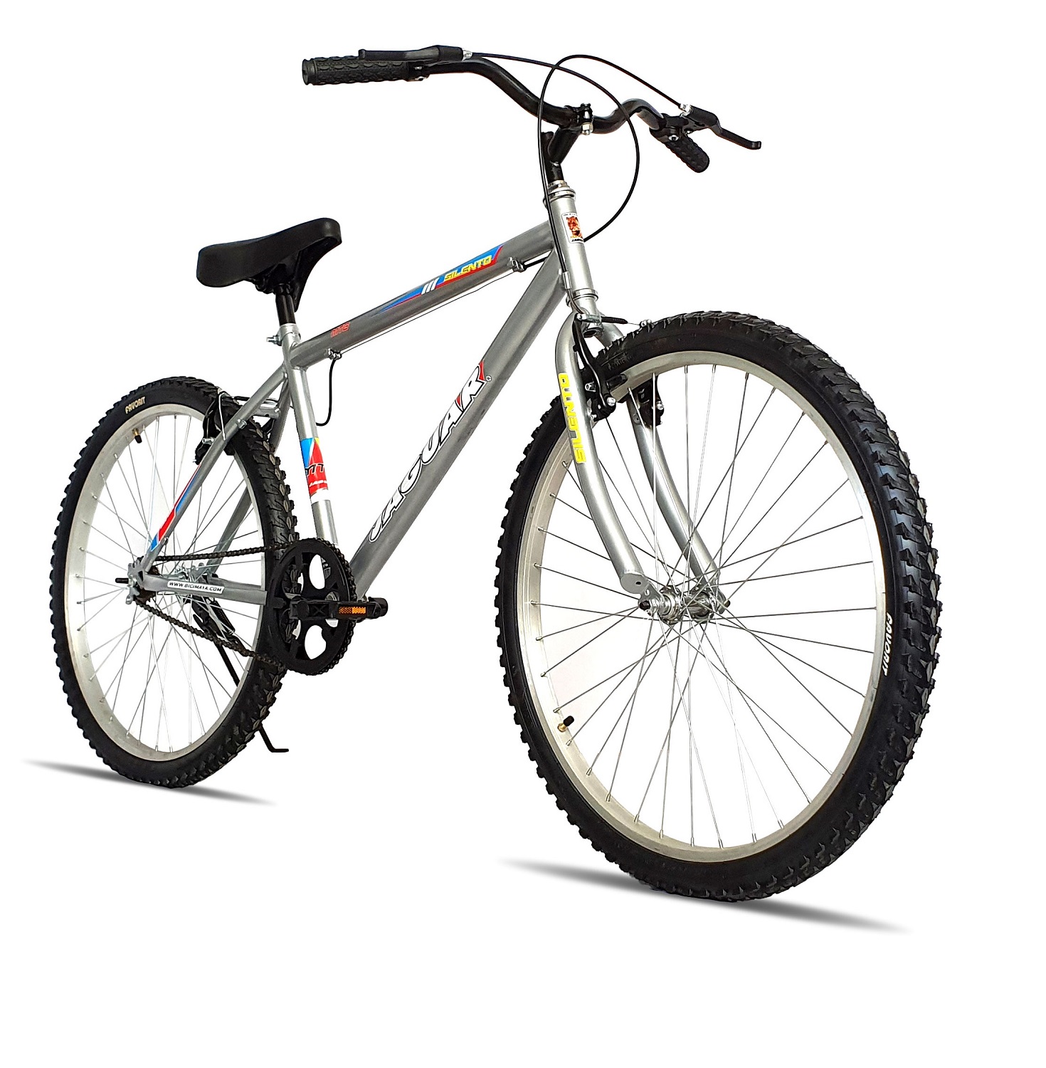 Bicicleta Montaña Jaguar Silento Rodada 26 Gris