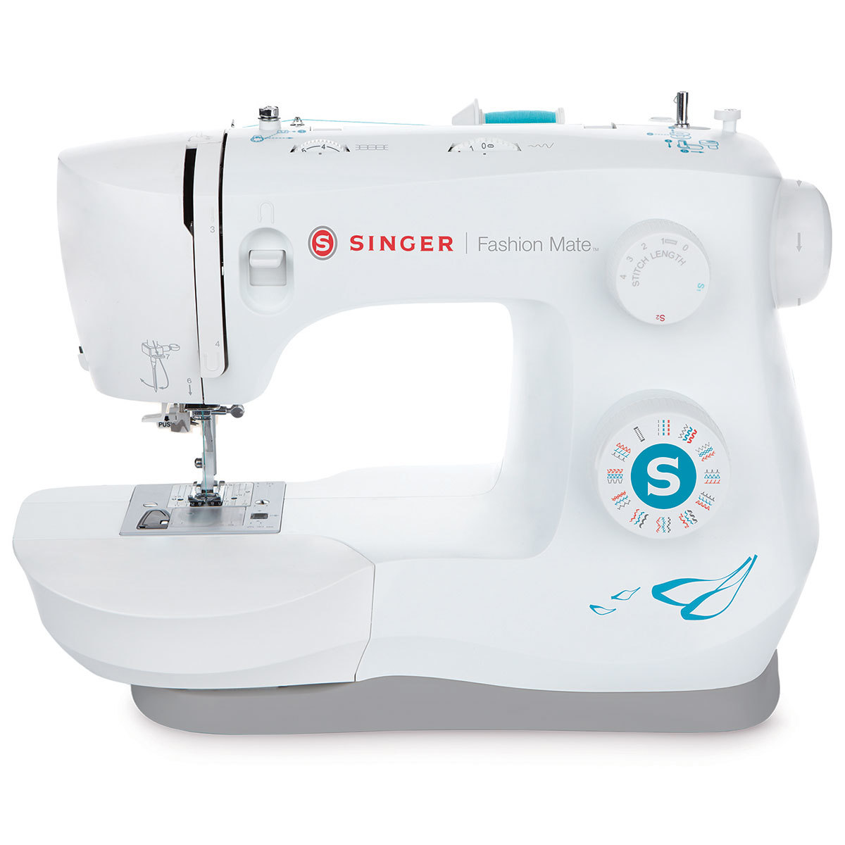 Máquina De Coser Singer Fashion Mate 3342 Brazo Libre 32 Tipos de Puntada