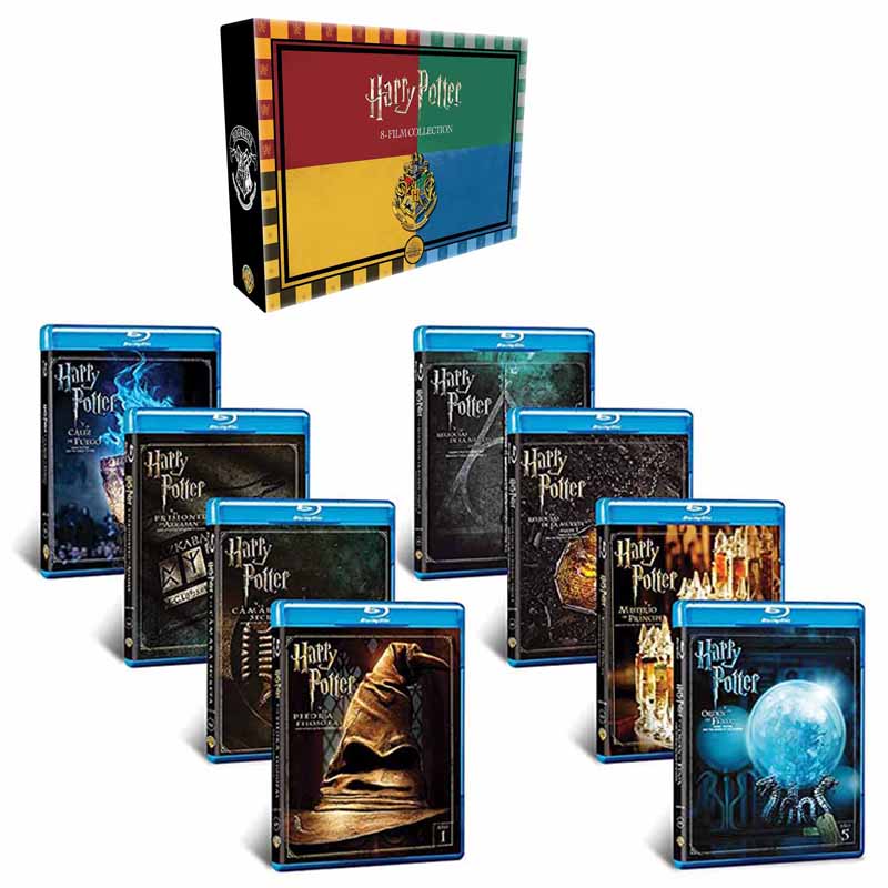 Harry Potter Box Set 1 - 8 Película Blu-ray