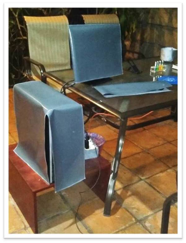 Fundas Para PC, Color Gris, (Kit incluye, para: monitor, CPU, teclado e impresora)