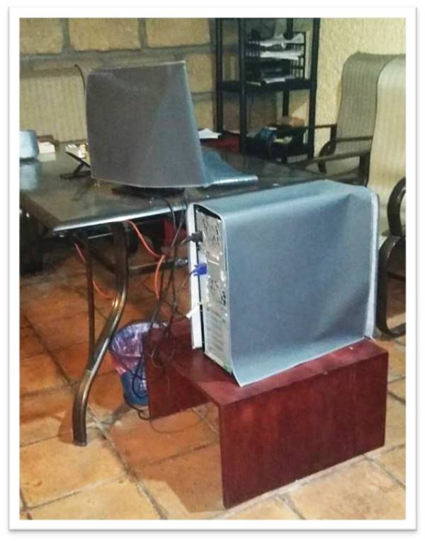 Fundas Para PC, Color Gris, (Kit incluye, para: monitor, CPU, teclado e impresora)