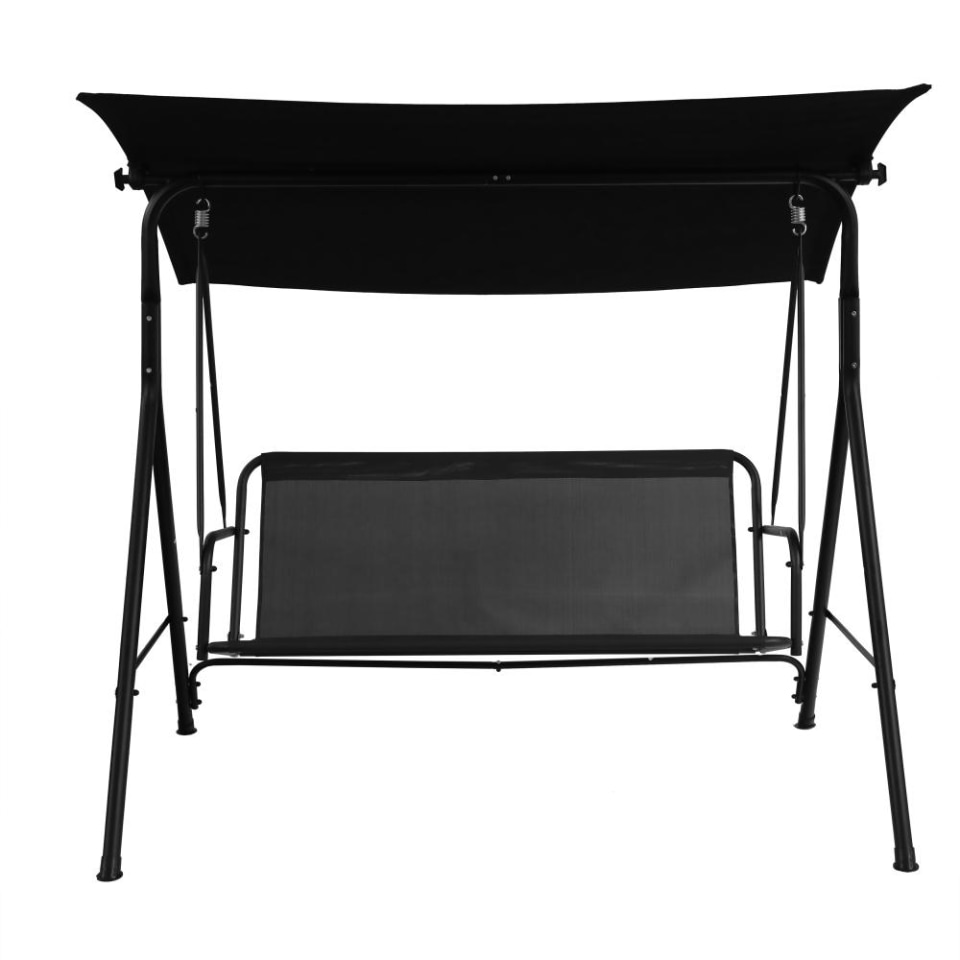 Columpio  Para Jardin Mainstays de Dos Plazas Negro