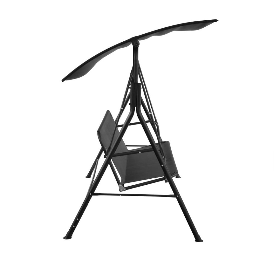 Columpio  Para Jardin Mainstays de Dos Plazas Negro