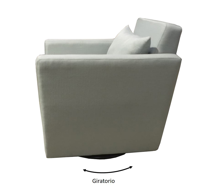 SILLON INDIVIDUAL GIRATORIO model GIRI marca POLTRONE