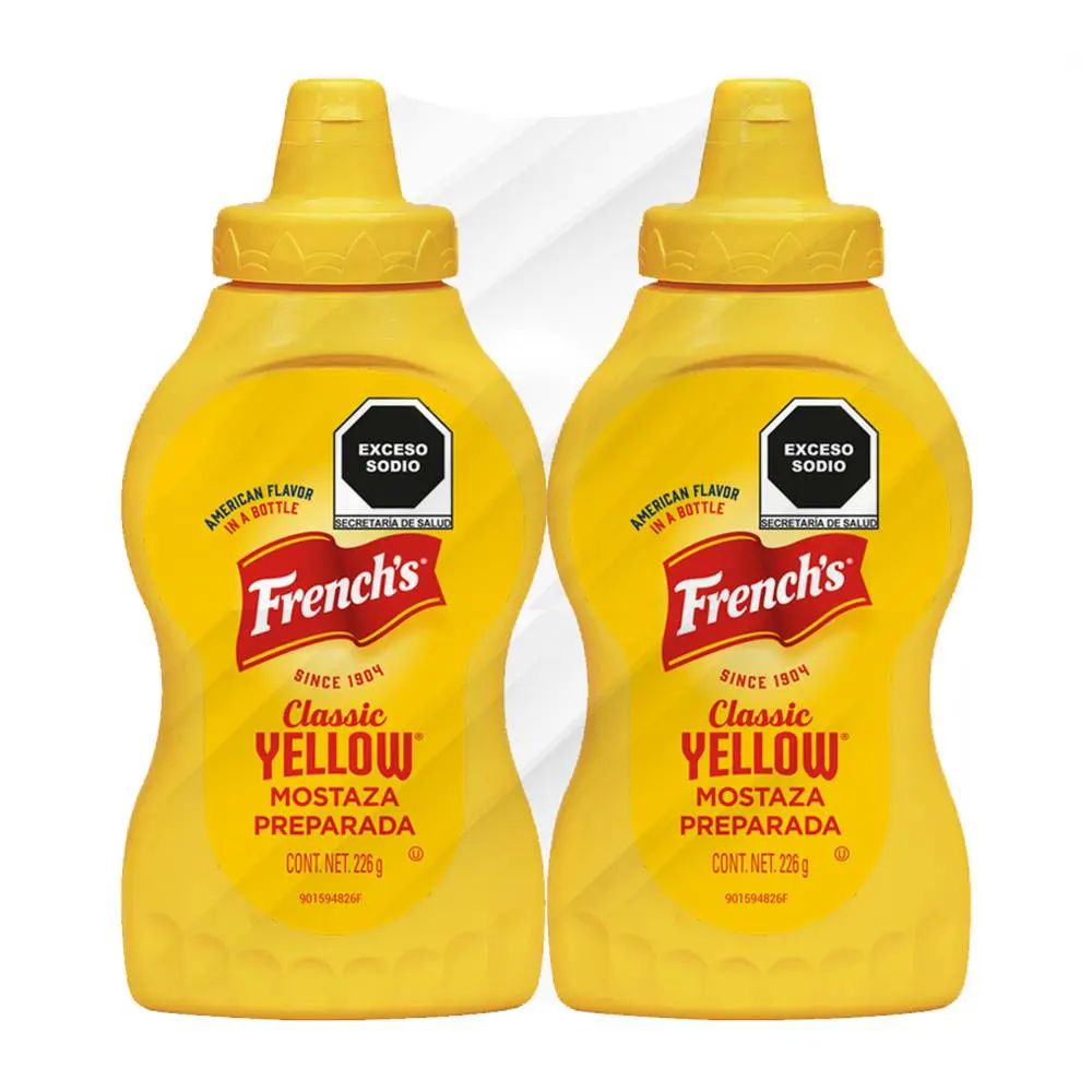 Mostaza French's 2 pzas de 226 g c/u