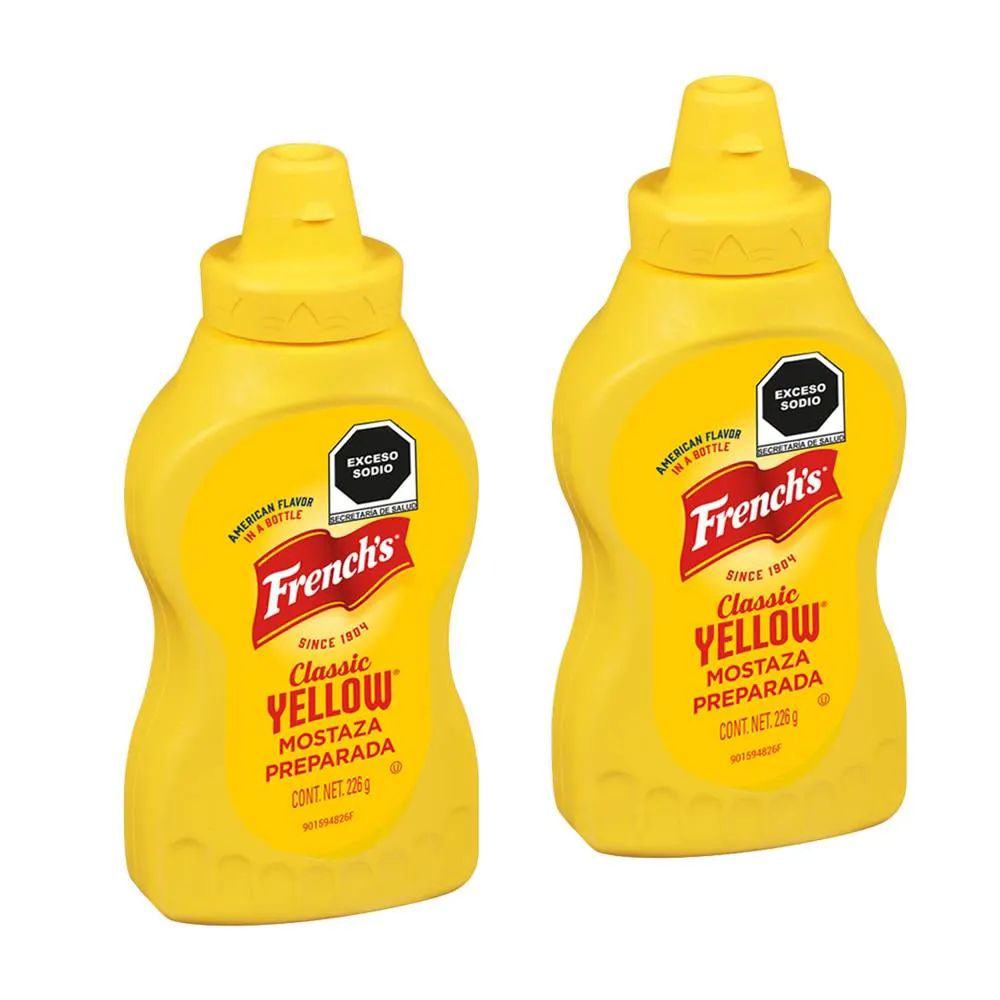 Mostaza French's 2 pzas de 226 g c/u