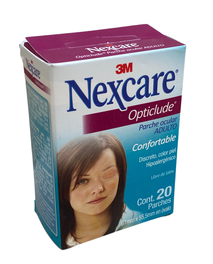 Parche Ocular 3M Nexcare Opticlude Adulto 20 Piezas
