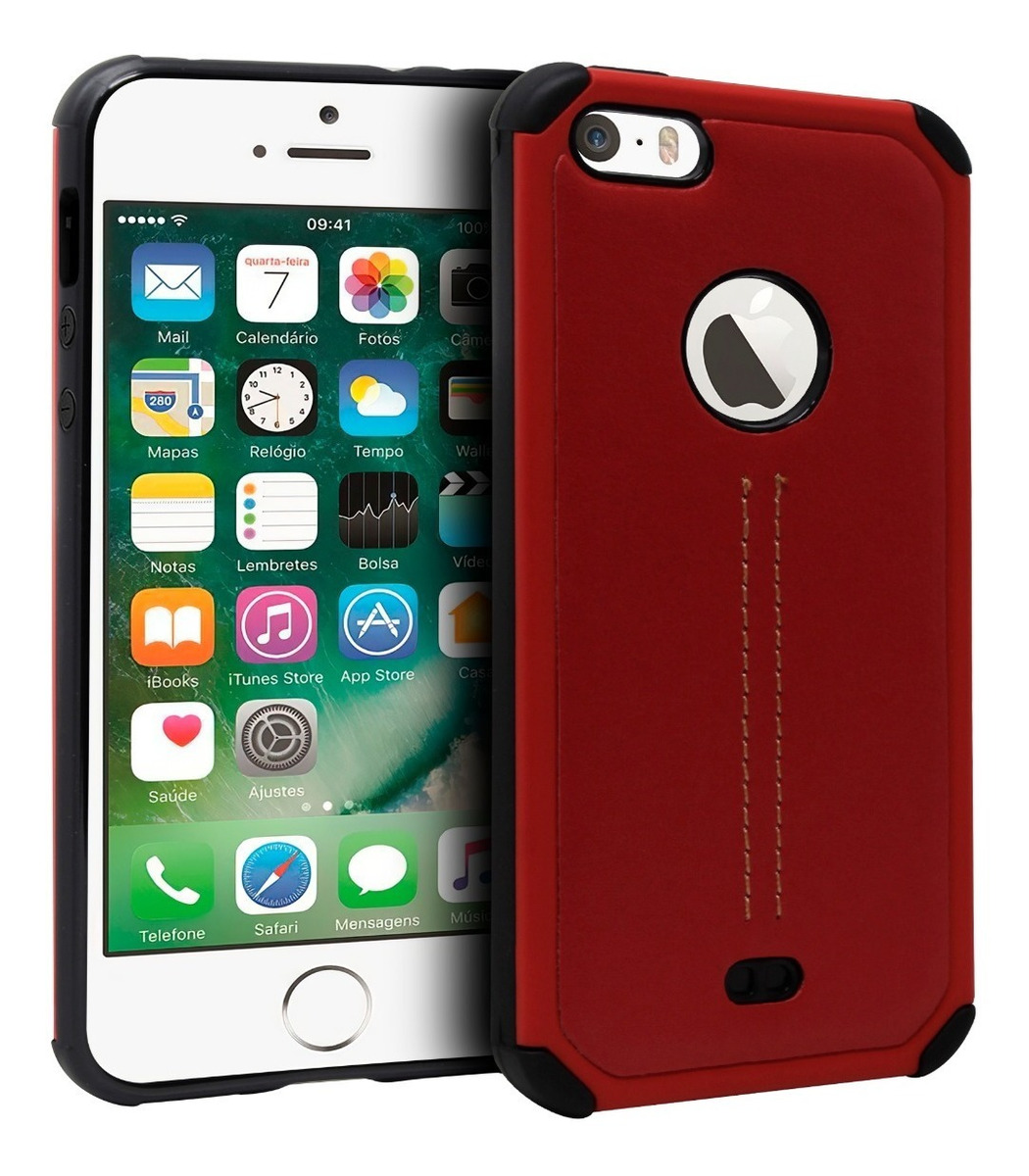 Funda Case TPU Tipo Piel Para iPhone 5 / 5s / Se State22