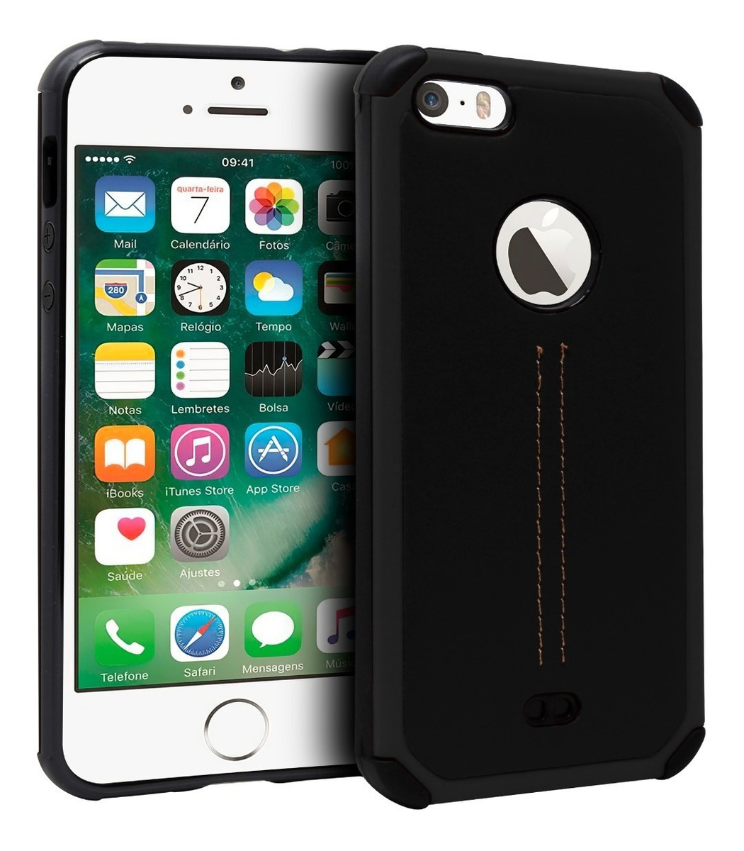 Funda Case TPU Tipo Piel Para iPhone 5 / 5s / Se State22