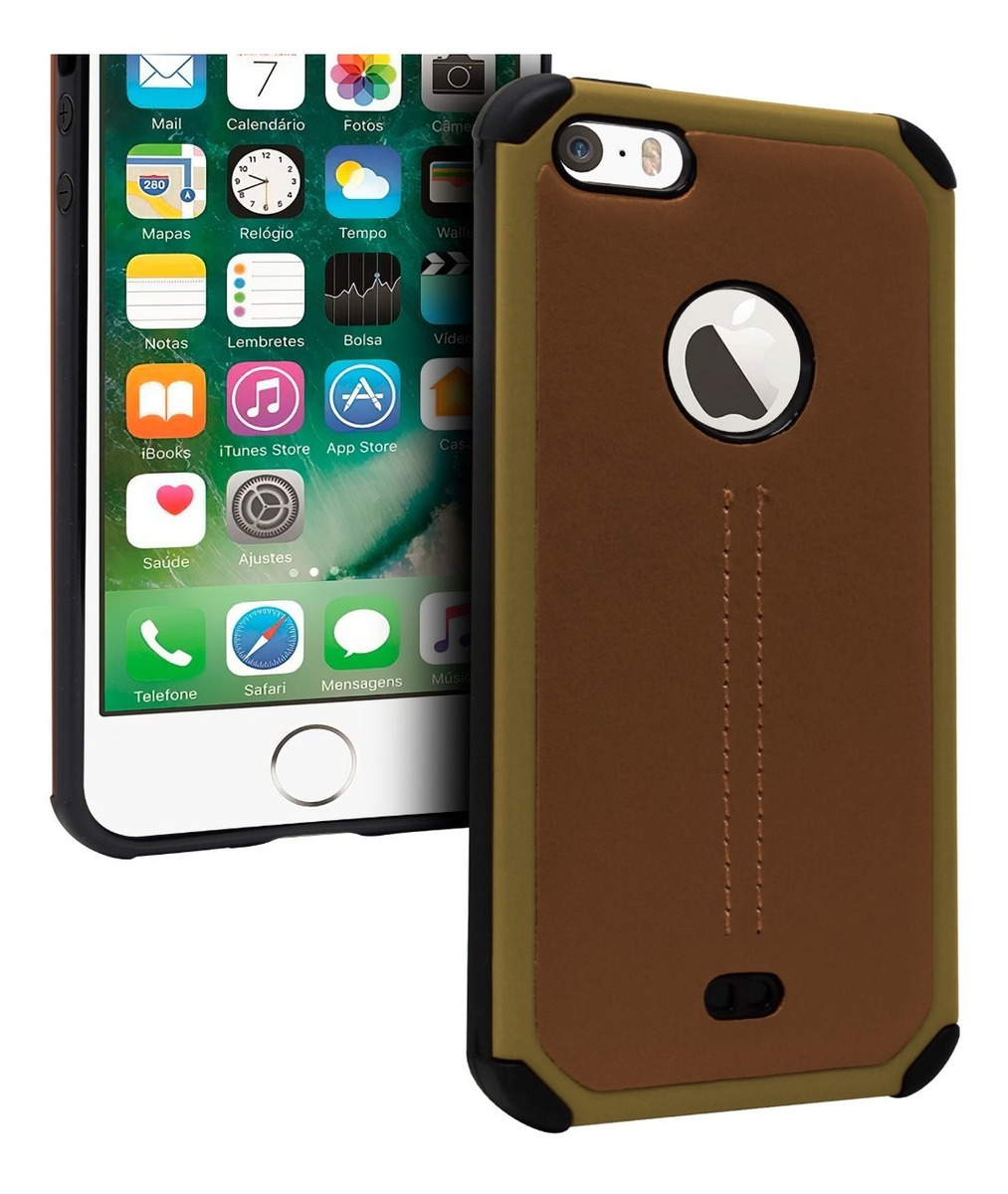 Funda Case TPU Tipo Piel Para iPhone 5 / 5s / Se State22
