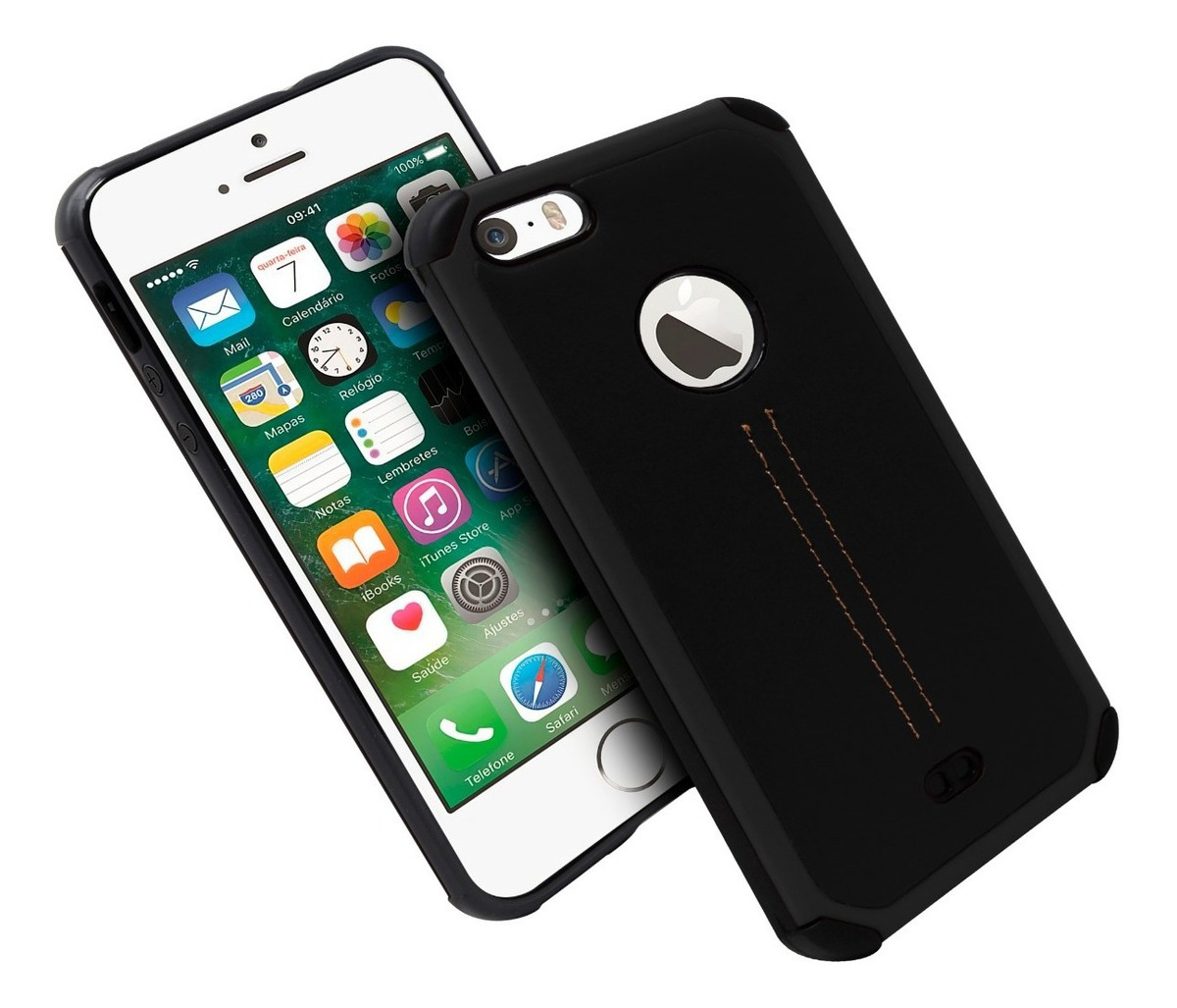 Funda Case TPU Tipo Piel Para iPhone 5 / 5s / Se State22