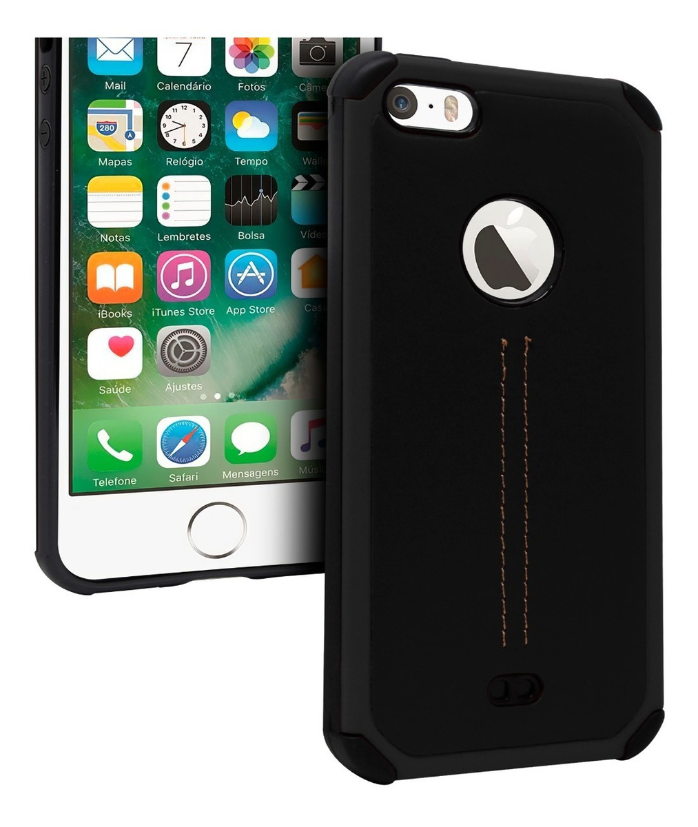 Funda Case TPU Tipo Piel Para iPhone 5 / 5s / Se State22