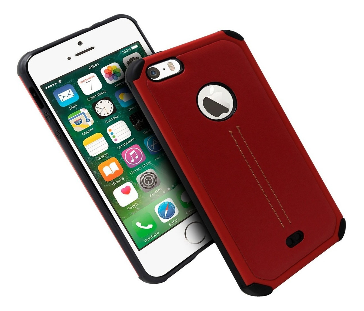 Funda Case TPU Tipo Piel Para iPhone 5 / 5s / Se State22