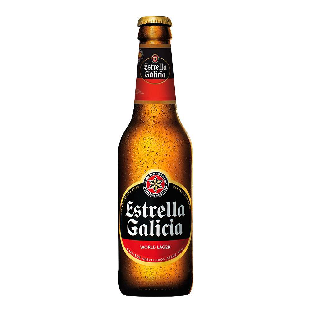 CERVEZA 1906 ESPECIAL Y ESTRELLA GALICIA. DOCE / PACK DE 12. 6 C/U 330ML