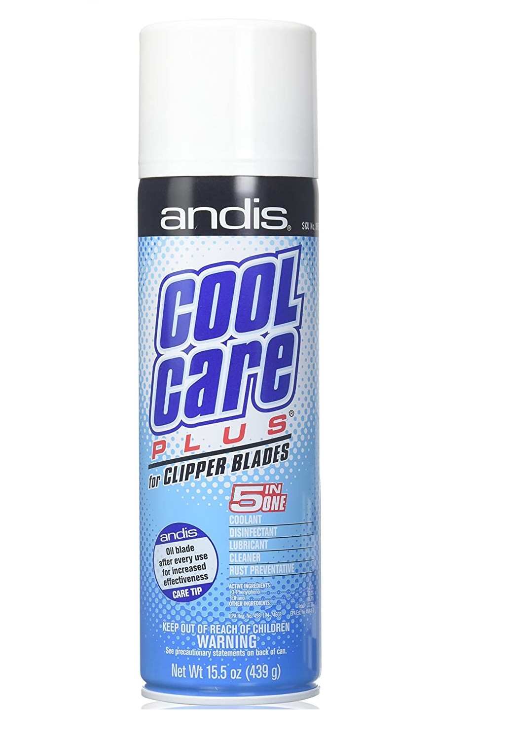 Cool Care Andis Lubricante Desinfectante Limpiador para Maquinas
